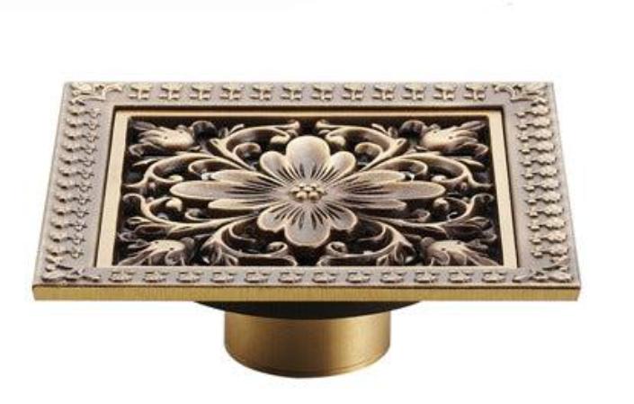 Tuqiu Bathroom Faucet Brass Widespread Gold Basin Faucet Brass Sink Faucet 3 Hole Double Handle Hot & Cold Wash Faucet Water Tap белый