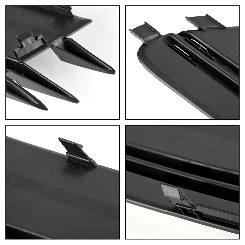 2PCS Front Fog Light Cover Bezel Grill Grille Fit A6 4G C7 2012-2015