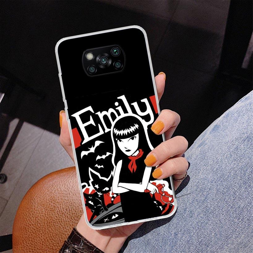 

Comics Emily The Strange Phone Case For Xiaomi Poco X7 X6 X5 Pro F7 Ultra Redmi 15C 15 13C 13 12C 12 10 10A 10C 9 9A 9C 9T Cover Xiaomi Poco F7 Ultra