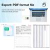 LCD Display USB Temp Data Logger 65000 Sets Datalogger PDF Report -30~70℃ Temperature Recorder for Food Medicine Cold Chain