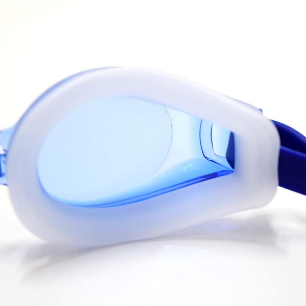 [SWANS] Swim Goggles for Children 6-12 Years Old Made In Japan Anti-fog UV Protection Antibacterial F One Size Fits Most SWRVJ-005N (Blue (BL))