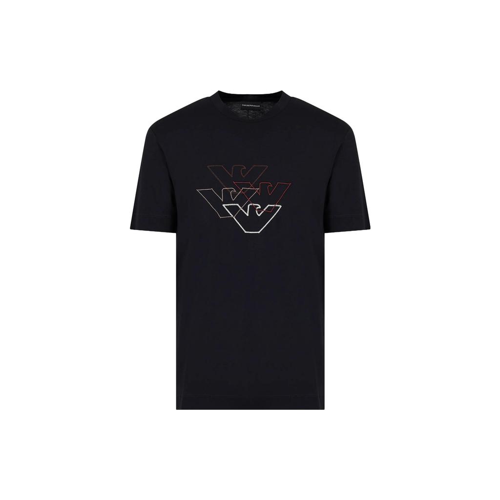 Emporio Armani Logo-print Cotton T-shirt 6R1T74-1JPZZ-101L0