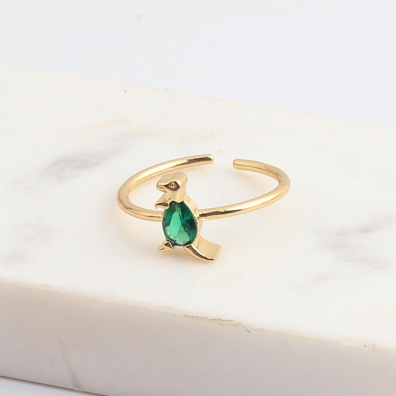 

41 Styles Charm Green CZ Rings For Women Fashion Luxury Cubic Zircon Wedding Band Iced Ring Gold Filled Jewelry Good Quality
