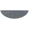 Self Adhesive Stair Treads 20 Pcs 56 X 17 X 3 Cm Light Grey Semi Round