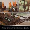 MOULD KING 13197 Pirate Ship Building Block The MOC Flying Ductman Pirate Ship Model Assembly Ship Toys Kids Christmas Gifts