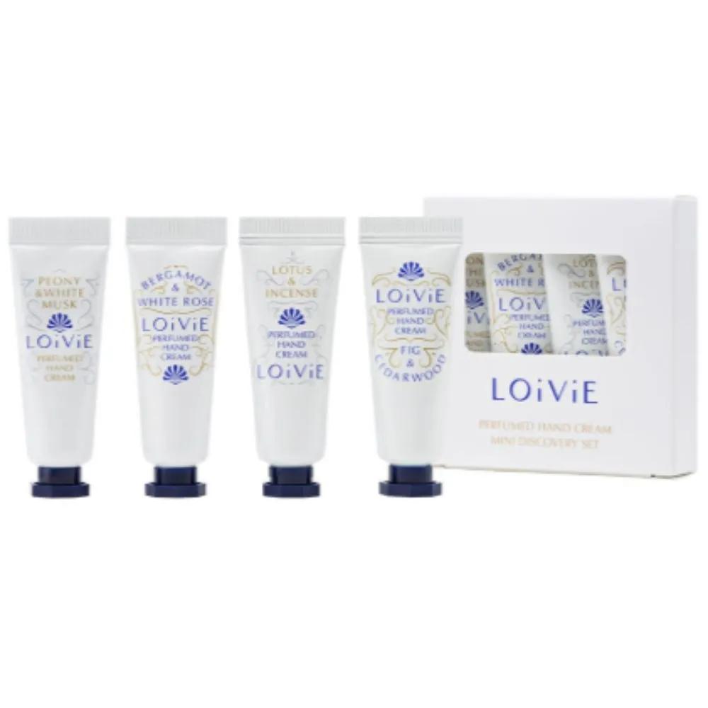 LOiViE Perfume Hand Cream Mini Discovery 10ml 4-Piece Set