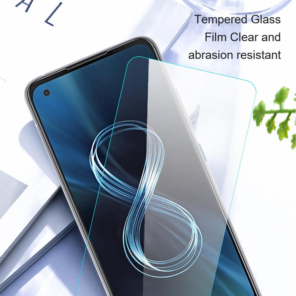 AMORUS For Asus Zenfone 9 5G High Aluminum-silicon Glass Screen Protector 9H Anti-scratch 2.5D Arc Edge Protective Film