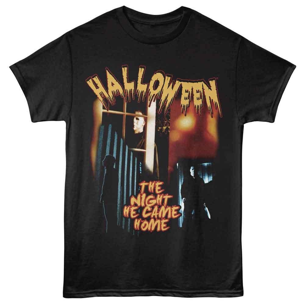 Halloween - The Night - Black - Front Print Adult Unisex Short Sleeve T-Shirt 3XL