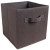 Foldable Open-Top Toy Storage Bin and Wardrobe Organizer