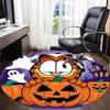 1 Stück Garfield Halloween Büro Runder Teppich, Unter Bürostühlen Schlafzimmer Wohnzimmer Heimdekoration a0926027
