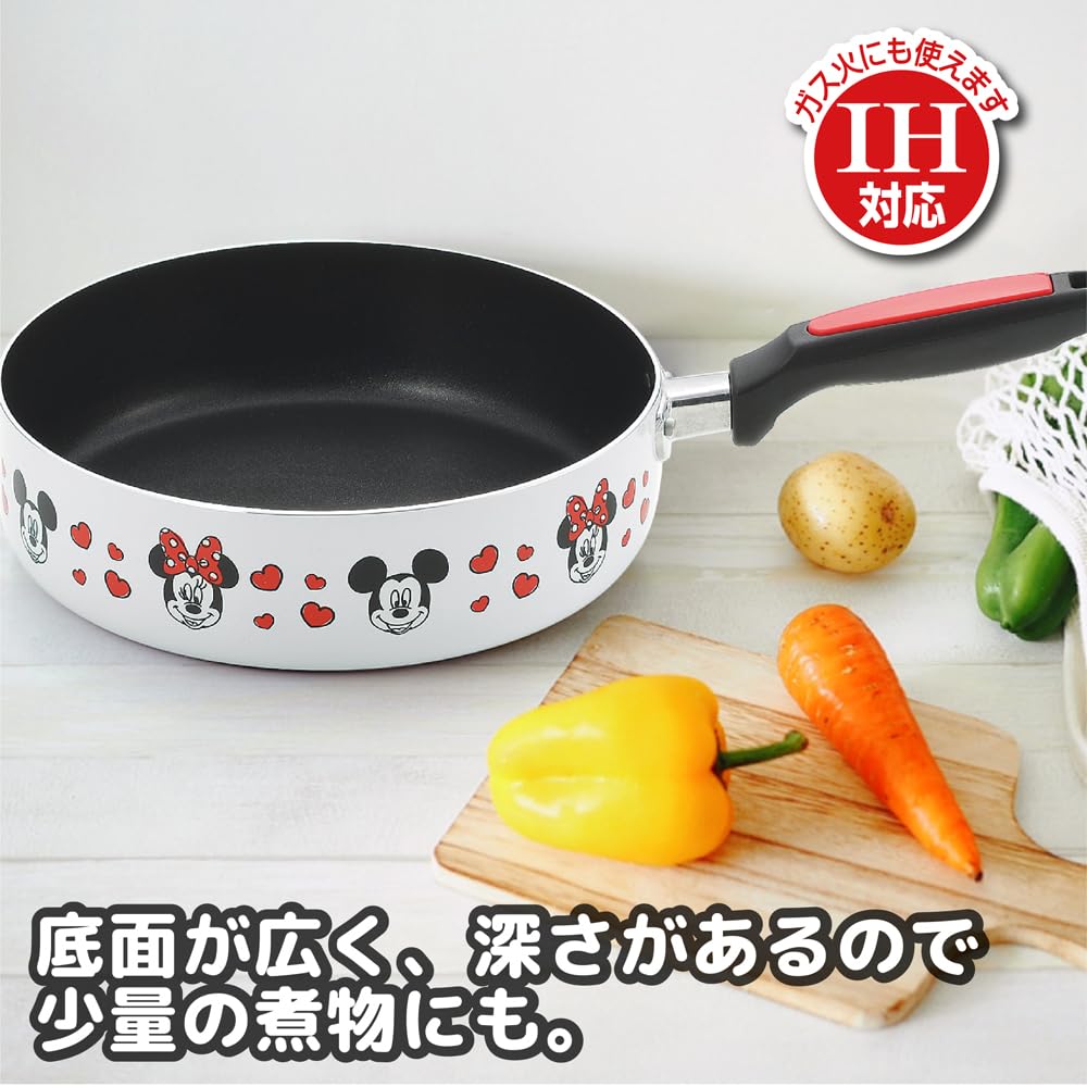 Deep Frying Pan 24cm "Mickey & Minnie" MM-315