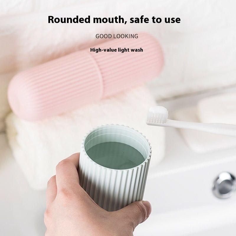 Travel Toothbrush Box Portable Washing Cup Brushing Mouthwash Cup Set Tooth Tank Large Toothpaste Holder Tooth Storage Box