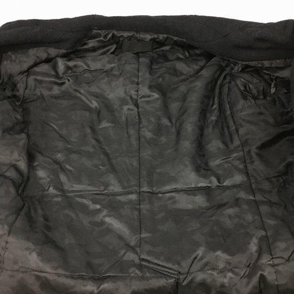 Nano universe Thermolite Gepolsterter Pea Coat Chester Blouson Schwarz Größe M Herren(GEBRAUCHT)