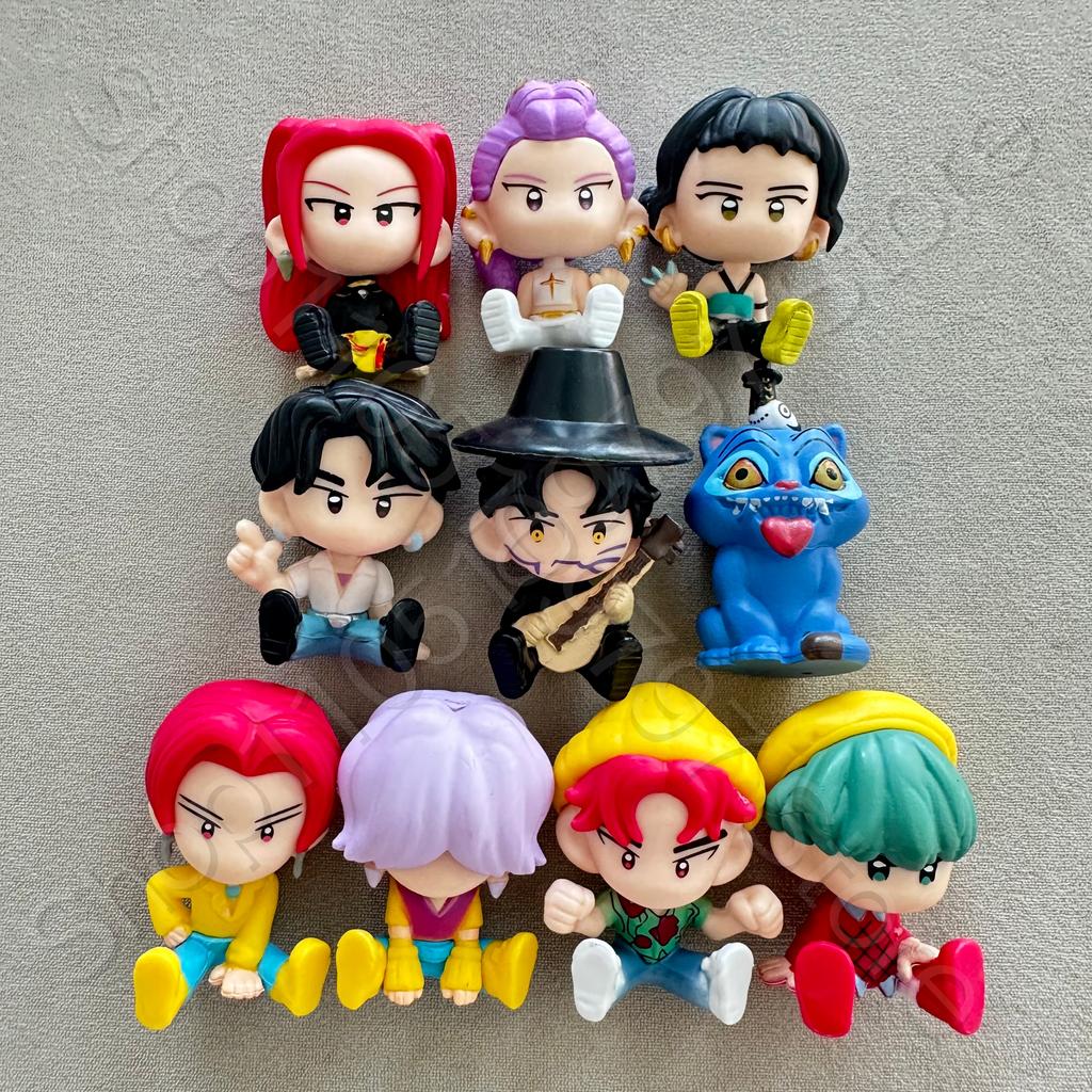Anime Hunters Gilrs Lumi Mila Zoi Action Figures Set Chibi Dolls PVC Model Toys Desktop Ornaments Fans Collection Birthday Gifts