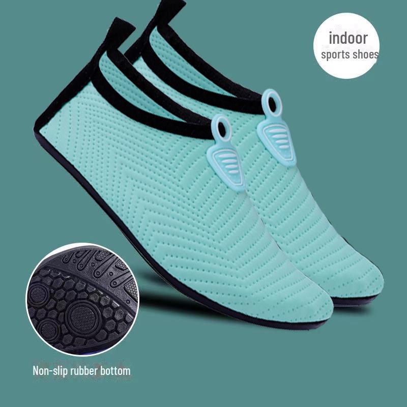 

Унисекс-обувь для фитнеса в помещении с нескользящей мягкой подошвой для занятий йогой, танцами, прыжками на скакалке и тренировок на беговой дорожке L (38-39 EU)