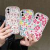 Bunte Blumen Handyhülle Für iPhone 16 15 12 11 Pro Max 14 Plus 13 Mini 16E X XS XR 7 8 Plus SE Weiches TPU Klare Hülle Fundas