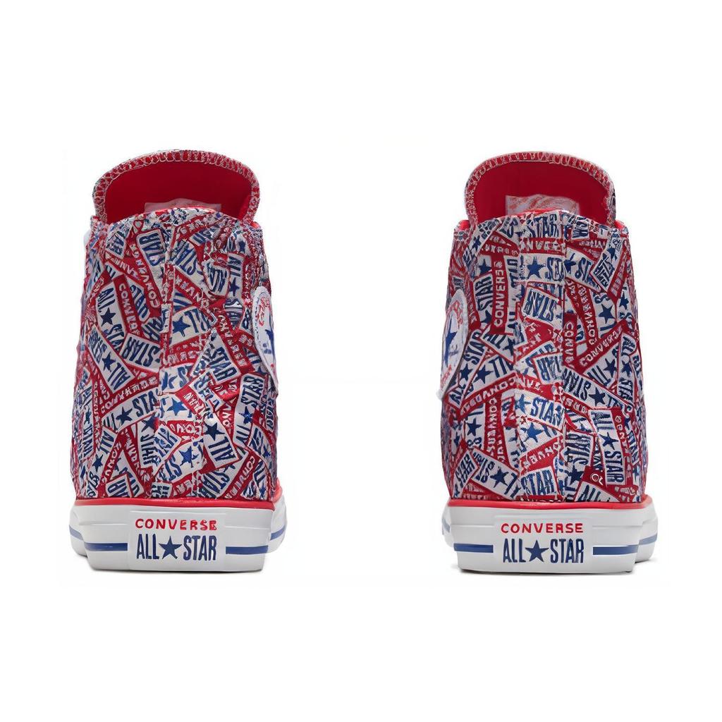 Converse Chuck Taylor All Star Comfortable Trendy High Top Canvas Shoes Unisex Sneakers Red 166828C