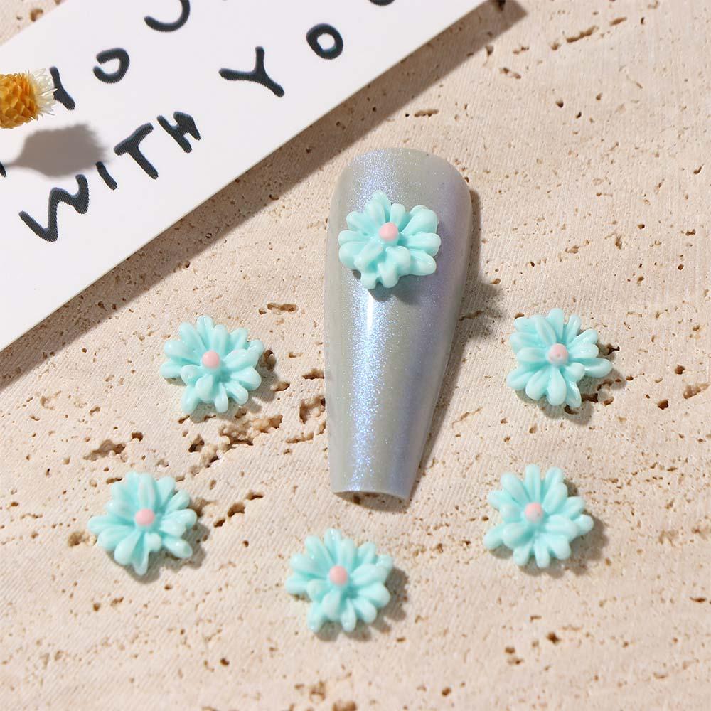 

Charm Manicure Accessories DIY Nail Art Desgin Small Daisy Nail Jewelry 3D Nail Art Decorations