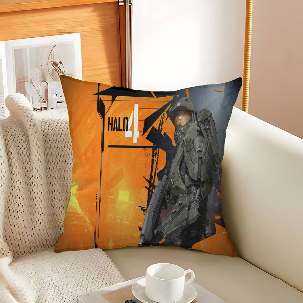 Game H-Halos Pillow Gift Home Office Decoration Pillow Bedroom Sofa Car Cushion CoverPillow Case