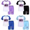 Kpop Demon Hunters Kids Summer Cotton Short Sleeve Shorts Set For Children