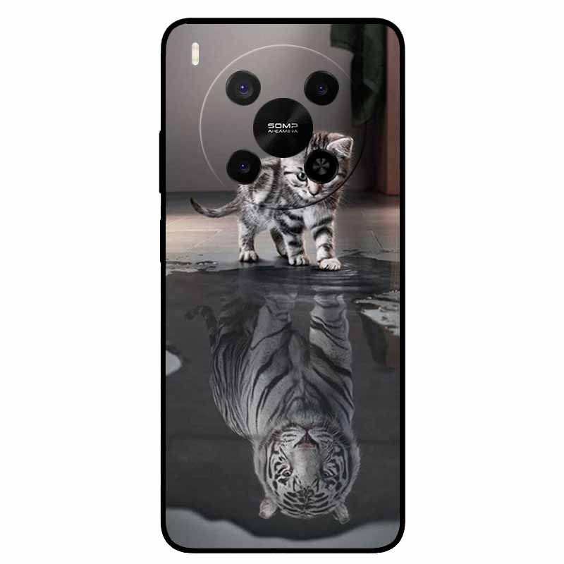 Cover For ZTE Blade V70 Max / Nubia V70 Max Black TPU Silicone Back Cover Animal Covers For ZTE Blade V70 Max Case For V70 Max