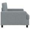 VidaXL Armchair Light Gray Fabric