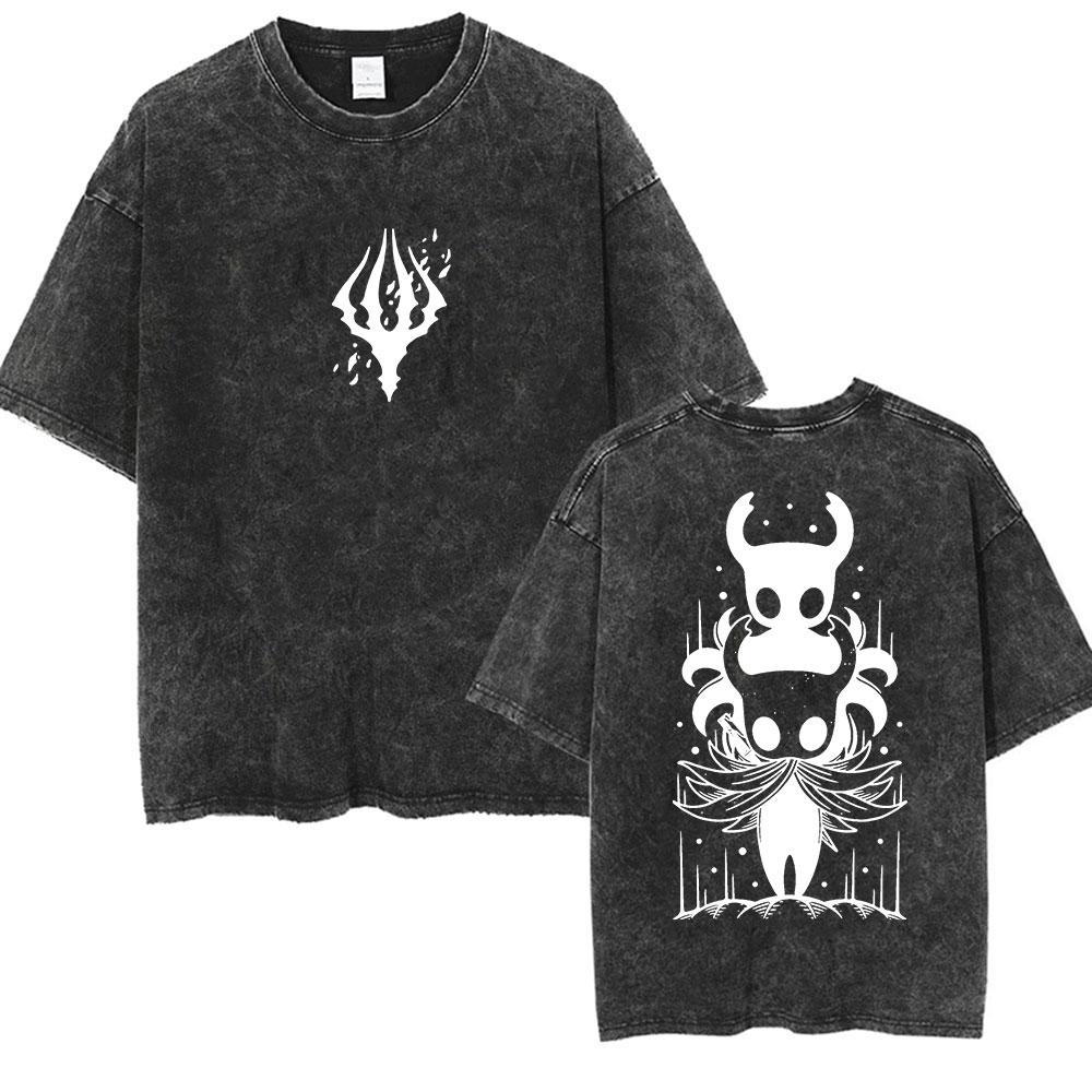 

Vintage Game Hollow Knight Washed TShirts Unisex Casual Fashion Cozy Oversized T Shirt Yk Unisex Short Sleeve Tshirt Streetwear S