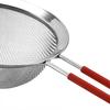 Kitchen Tools Handheld Screen Mesh Flour Sieve Oil Colander 2 Layer 30 Fine Mesh Stainless Steel Kitchen Flour Strainer