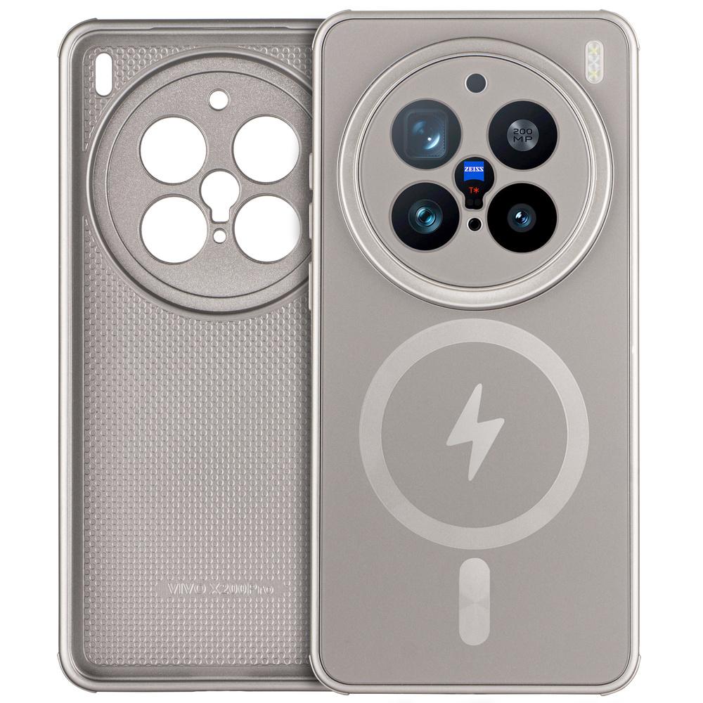 Case for Vivo X200 Pro 5G, MagSafe, Titanium Gold