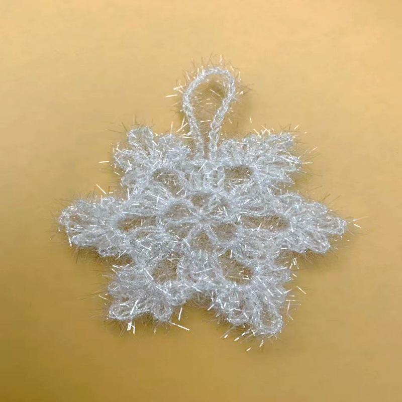 

Кришталеві в язані сніжинки своїми руками - Прикордонні різдвяні аксесуари