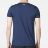 Under Armour Solid Color Running Casual Loose Round Neck Breathable Short Sleeve T-Shirt Men Tops Navy 23500506-408