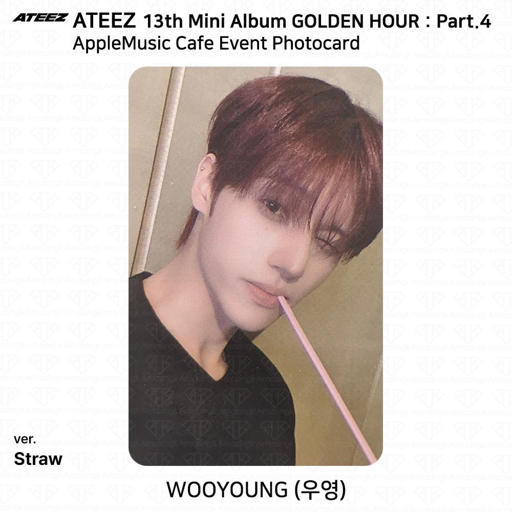 ATEEZ 13th Mini Album Golden Hour Part.4 AppleMusic Cafe Event Photocard
