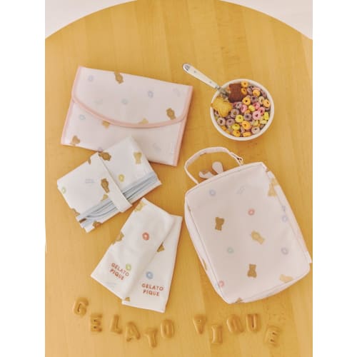 gelato pique cereal bear pattern mother and child notebook case l pwgg244754 pnk