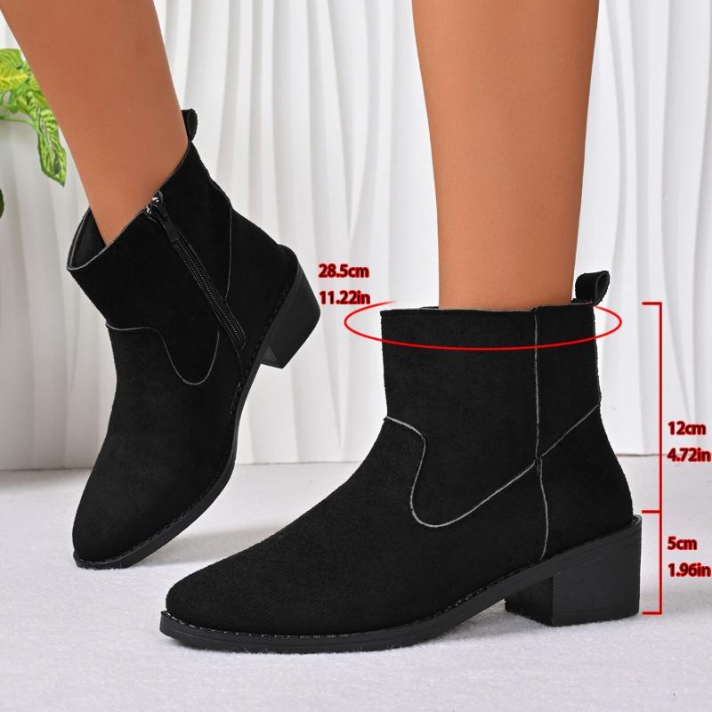 New Arrival Nubuck Suede Leather Shoes Women High Top Retro Boots Personality Fashion Woman Casual Chelsea Ankle Boots