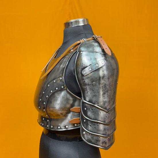 Armor Set Zireael Cuirass, Pauldrons Shoulder Guard Epic LARP Cosplay Costume for Fantasy Warriors