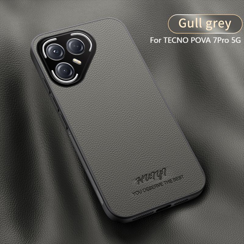 Luxury Business Leather Soft Frame Magnetic Cover For Tecno Pova 7 Pro Ultra Pova7 Pro Ultra Phone Cases Capa