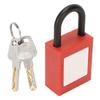 25mm Lockout Tagout Lock Nylon Shackle Safety Padlock with Keys for Industrial Equipment