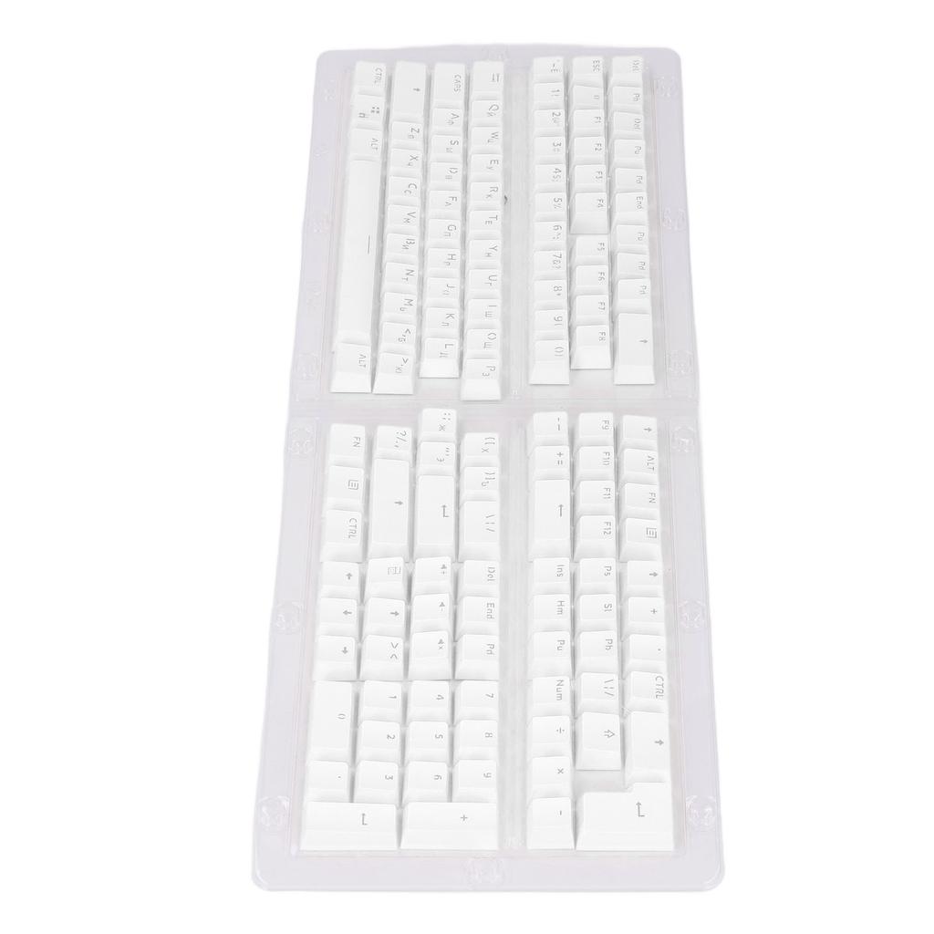 132 Taster Tastatur Tastenhet Russisk OEM Profil Matt Finish Ergonomiske ABS Tastenheter for 61 62 64 68 84