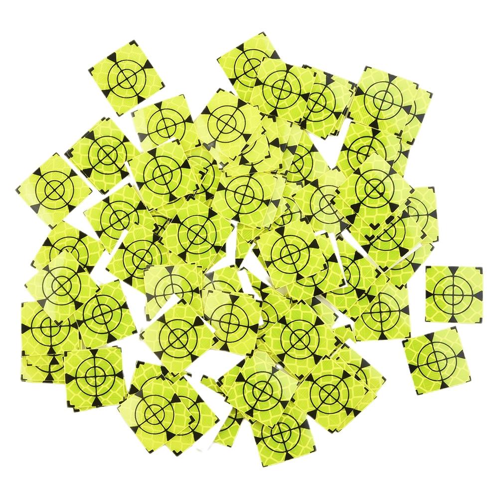 Station Reflector Total Station Reflector 100pcs/set 20-60mm Acrylic