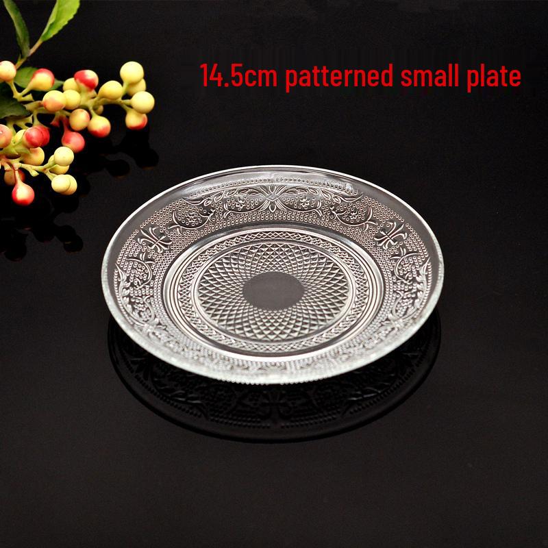 Европейский стиль, прозрачная закаленная стеклянная фруктовая тарелка и набор подстаканников для KTV бара