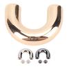 20 Set Bag Arch Bridge Metal Electroplating 5.5mm Crossing Screw Back D Ring Connector Buckle Set Fo