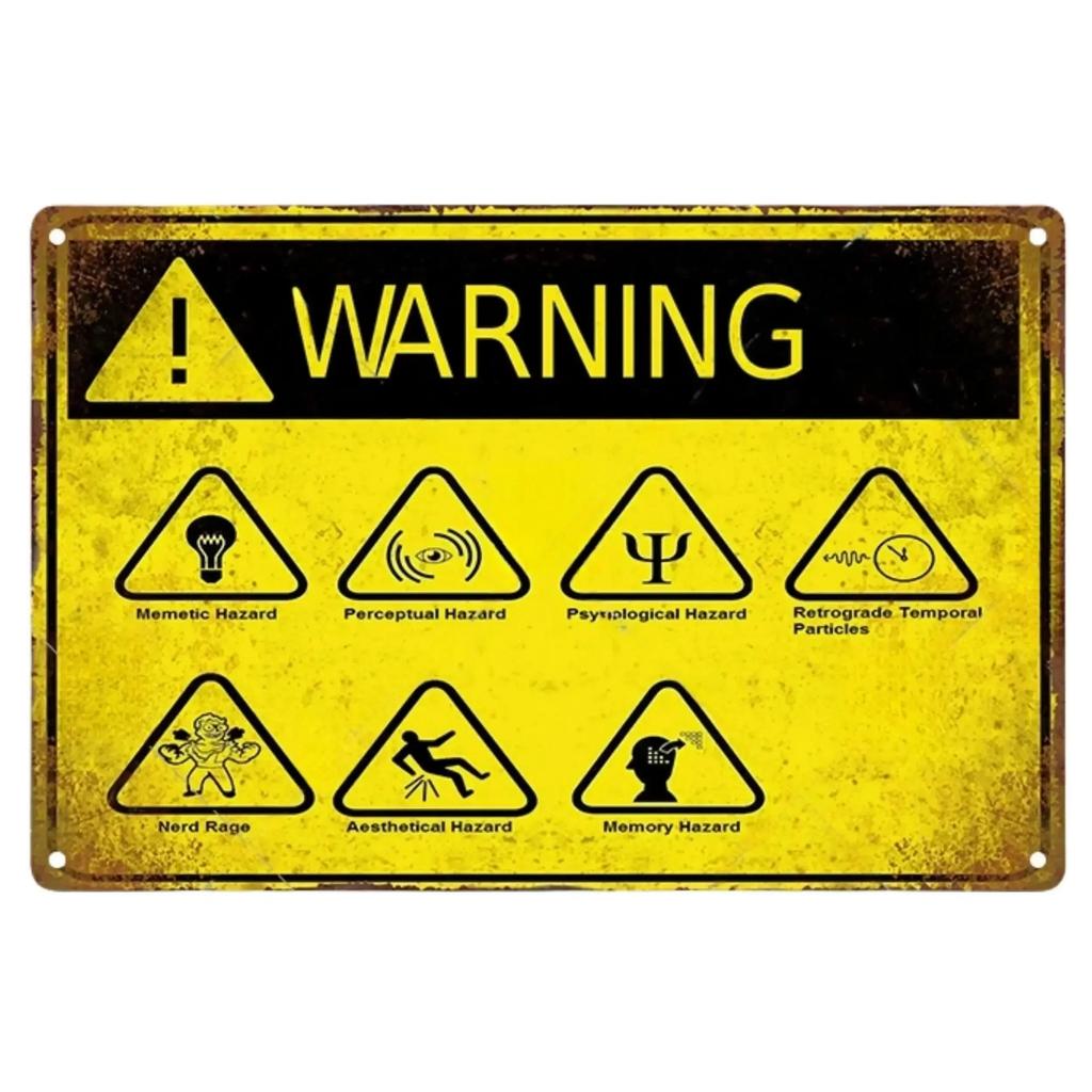 Vintage Caution Notice Zone Sign Metal Plate Warning Children Vedio Retro Plaque For Man Cave Garage Danger Door Wall Decor