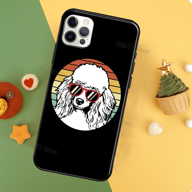 

Cure Cartoon Poodle Coque Phone Case For iPhone 11 14 12 Pro Max 13 Pro XS MAX 6 7 8 Plus 5S SE 2020 X XR Cover iPhone SE 2020