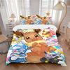 3pcs Eevee, Pokémon Bedding Set. Soft and Comfortable with No Core Included (1x Duvet Cover + 2x Pillow Covers) Yy251031018