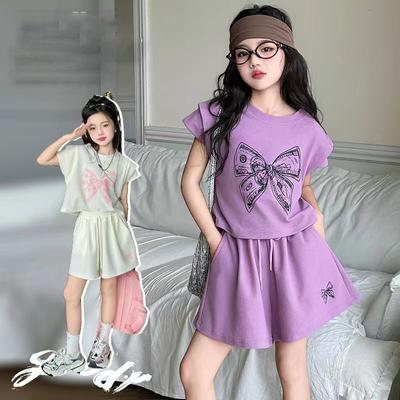Girls' Summer Clothes Wear Children's Clothing Girl Setup Toddler Kids Sets  Girls' Set Tracksuit