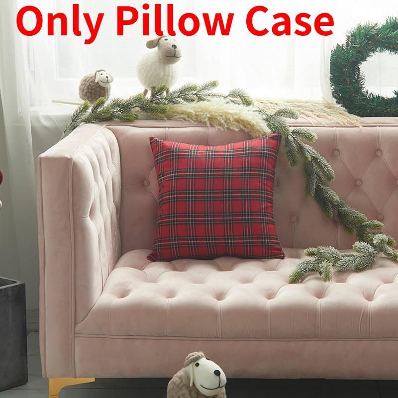 

Подушка Плед Рождественские Наволочки Чехол для Подушки Кровать Диван Хлопок Наволочки для Декоративных Подушек Red Green 45x45