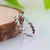 Heart Shaped Jewelry Hollow Thumb, for Women Men, Gift Jewelry Finger Jewelry Stainless Steel Ring,Suitable for Both Men And Women