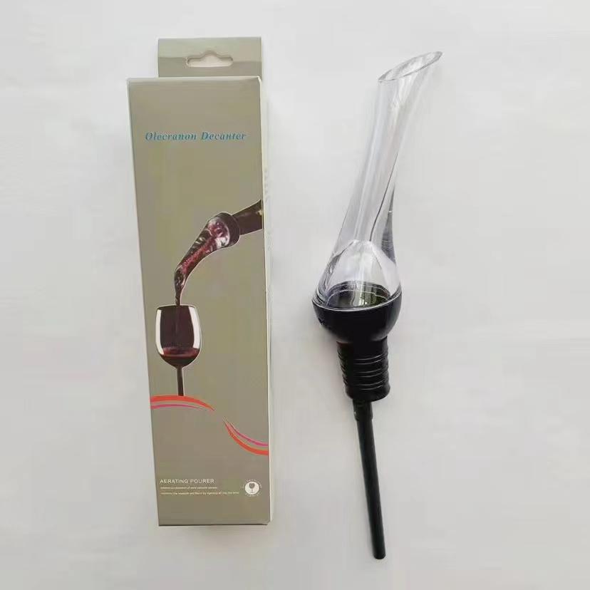Professional Magic Red Wine Decanter Pourer with Filter Stand Quick Air Aerator Dispenser for Home Dining Bar Essential Set