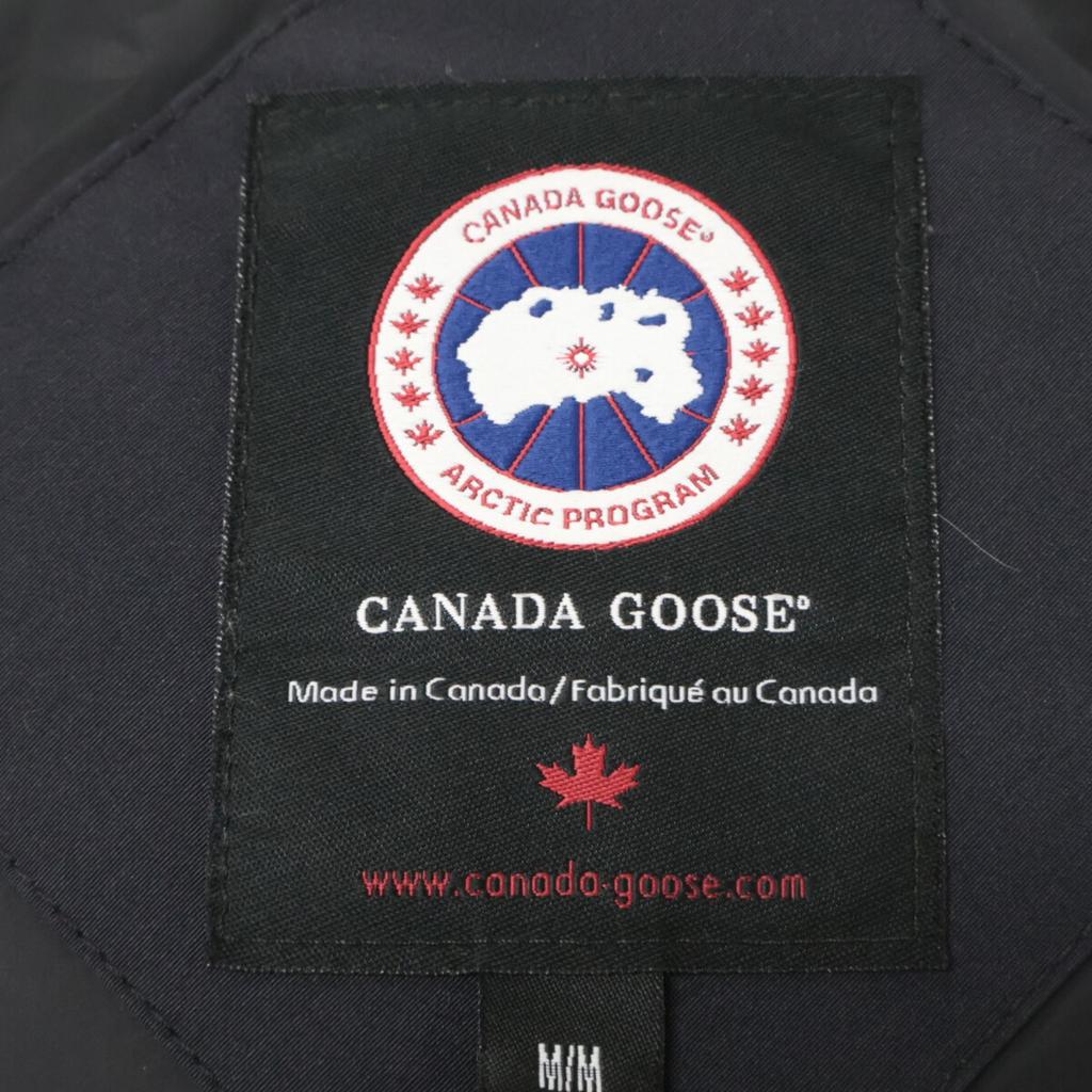 CANADA GOOSE 3438JM Navy Jasper Coyote Fur Down Jacket Jacket M NavyUsed