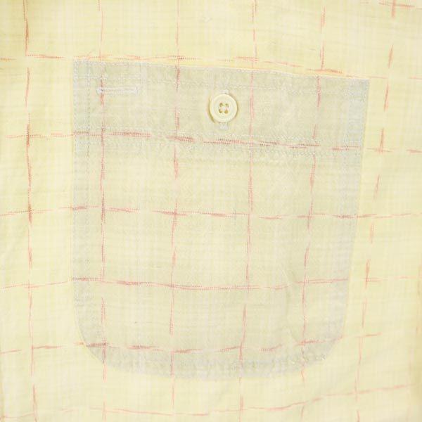 RRL Años 90 Rojo 3 Estrellas Etiqueta Inicial Peto asa Camisa manga corta Hombre Usado